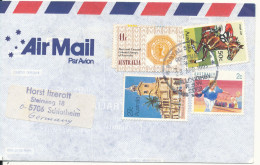 Australia Air Mail Cover Sent To Germany 23-4-1993 Topic Stamps - Lettres & Documents