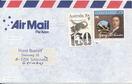 Australia Air Mail Cover Sent To Germany 8-3-1993 Topic Stamps - Storia Postale