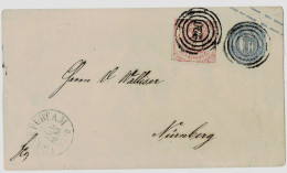 1863, 3 Kr. Auf GA 6 Kr., # A7632 - Covers & Documents