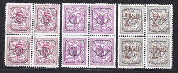 (BL79)   Pre 799P6-788P6-794P6 Blocs De 4 ** - Typo Precancels 1951-80 (Figure On Lion)