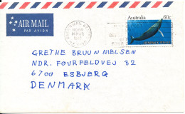 Australia Air Mail Cover Sent To Denmark Darwin 14-3-1982 Single Franked - Storia Postale