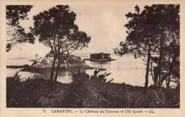 29 , Cpa  CARENTEC , 71 , Le Chateau Du Taureau Et L'Ile LOUET (33087.MS1) - Carantec