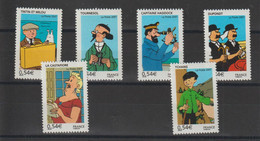 France 2007 Voyages De Tintin 4051-56, 6 Val ** MNH à La Faciale - Nuevos