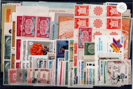 LOT OF 270 STAMPS MINT+USED +16 BLOCKS MI- 85 EURO VF!! - Collections (sans Albums)