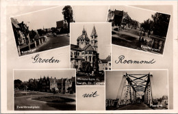 #3666 - Groeten Uit Roermond, Roersingel 1950 (LB) - Roermond