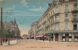 FRANCE - Belfort - Le Boulevard Carnot - Colorisé - Carte Postale Ancienne - Belfort - Stad