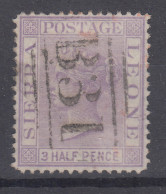 SIERRA LEONE 1876 1 1/2 D. N.18 USATO - Sierra Leone (...-1960)