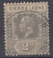 SIERRA LEONE 1912-21 GIORGIO V 2 D. N.115 USATO - Sierra Leone (...-1960)