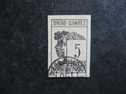 Diégo-Suarez: RARE Et TB N° 7, Oblitéré. - Used Stamps