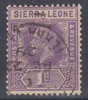 SIERRA LEONE 1921-27 GIORGIO V 1 D. N.132a USATO - Sierra Leone (...-1960)