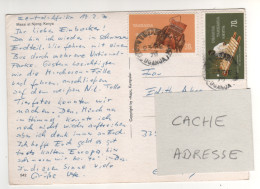Timbres , Stamps " Instrument Musical " Sur CP , Carte , Postcard  Du 23/02/70 - Kenya (1963-...)