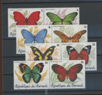 1984 Papillons Vlinders Seulement 8 Val. **. (les 35F Manquent) - Ongebruikt