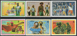 Anguilla, 1993	, Mi 907-913, Carnival In Anguilla, 6v + Block 97, MNH - Carnaval