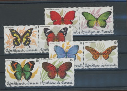 1984 Papillons Vlinders Seulement 8 Val. **. Postfris MNH - Nuevos