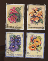 1986 Fleurs Bloemen Flowers  Singles Ø. ** Bonne Qualité Poste Et Avion - Usati