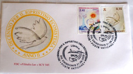 VATICAN 2023, DECENNIO RIPRISTINO ECOSISTEMA , COMPLETE SET , TWO FDC - Unused Stamps