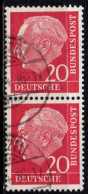 1954 Germania Federale - Coppia Verticale Usato - N. Michel 185 - Gebraucht