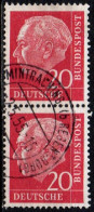 1954 Germania Federale - Coppia Verticale Usato - N. Michel 185 - Gebraucht