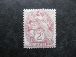 A). Crête: TB N° 2, Brun Lilas Clair, Neuf X. - Unused Stamps