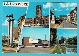 * La Louvière (Hainaut - La Wallonie) * (Editions De Mario - EDY - BEL 119) Canal, Quai, Volkswagen Kever, Boat Lift - La Louvière
