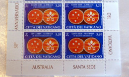 VATICAN 2023, ANNIVERSARIO RELAZIONI SANTA SEDE - AUSTRALIA,  BLOCK  MNH** - Nuovi