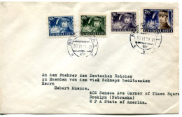 Slovaquie      Lettre à Destination Des U.S.A Cachet Du 30/6/1939 - Covers & Documents