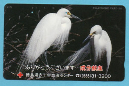 JAPAN - Used Phonecard NTT   Rare  BIRD - Altri & Non Classificati