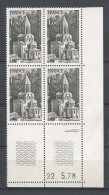 FRANCE 1978 N° 1998 ** Coin Daté 22.05.78 Neuf MNH Superbe C 4 € Eglise De Saint-Saturnin Série Touristique - 1970-1979