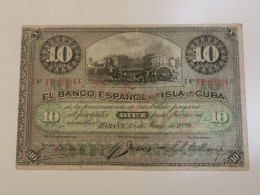 Billet Cuba, 10 Pesos 1896 - Cuba