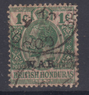 BRITISH HONDURAS 1916 GIORGIO V 1 CENTESIMO N.114 USATO - Honduras Británica (...-1970)