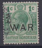 BRITISH HONDURAS 1918 GIORGIO V 1 CENTESIMO N.119 USATO - British Honduras (...-1970)