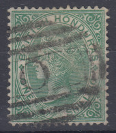 BRITISH HONDURAS 1872-79 1 SHILLING 16 N.16 USATO HIGH QUALITY - Honduras Británica (...-1970)