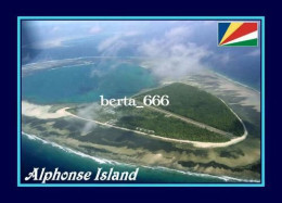 Seychelles Alphonse Atoll Aerial View New Postcard - Seychelles