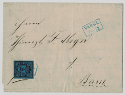 1856, Nr. 2, Brief, Mi. 100.-,klar  " VAREL " # A7615 - Oldenbourg