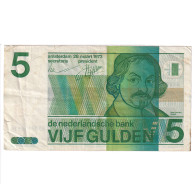 Billet, Pays-Bas, 5 Gulden, 1973, 1973-03-28, KM:95a, TB+ - 5 Florín Holandés (gulden)