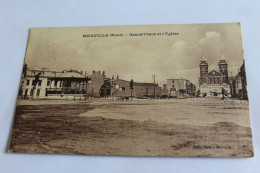 Merville - Grand Place Et L'église - Merville