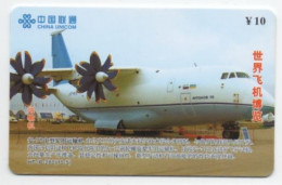 Antonov An-70 * An70 * Télécarte _ Phone Card De Chine - Airplanes