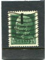 ITALY/ITALIA - 1944  25c  OVERPRINTED DEFINITIVE  FINE USED - Gebraucht