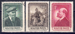 Ungarn 1954 - Lenin, Nr. 1351 - 1353, Gestempelt / Used - Gebraucht