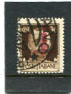 ITALY/ITALIA - 1944  30c  OVERPRINTED DEFINITIVE  FINE USED - Usati