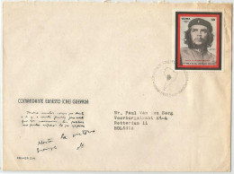 Cuba 1968. FDC Che Guevara With First Che Guevara Stamp. Circulated To Netherlands In 1967. SCARCE. - Oblitérés