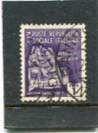 ITALY/ITALIA - 1944  1 L  MONUMENTS  NO  WMK  FINE USED - Oblitérés