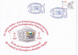 RESITA GERMAN CULTURAL ASSOCIATION, SPECIAL COVER, 2020, ROMANIA - Storia Postale