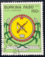 Burkina Faso  - C14/22 - 1985 - (°)used - Michel 986 - Nationale Symbolen - Burkina Faso (1984-...)
