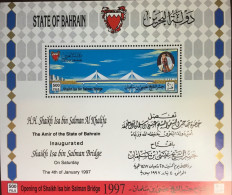 Bahrain 1997 Bridge Inauguration Minisheet MNH - Bahrein (1965-...)