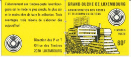 Luxembourg 1986 Carnet De 10 Timbres MNH Robert Schuman - Booklets