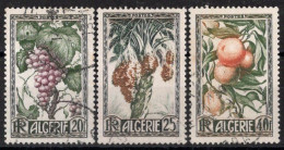 ALGERIE Timbres-poste N°279 à 281 Oblitérés TB Cote 4€50 - Usados