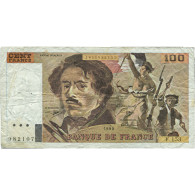 France, 100 Francs, Delacroix, 1990, F.153, TTB, Fayette:69bis.2a - 100 F 1978-1995 ''Delacroix''