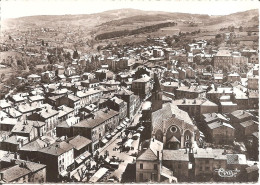 COURS (69) Vue Panoramique Aérienne  CPSM GF - Cours-la-Ville