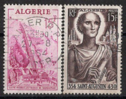 ALGERIE Timbres-poste N°313 & 318 Oblitérés TB Cote 3€25 - Oblitérés